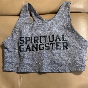 Spiritual Gangster long line sports bra